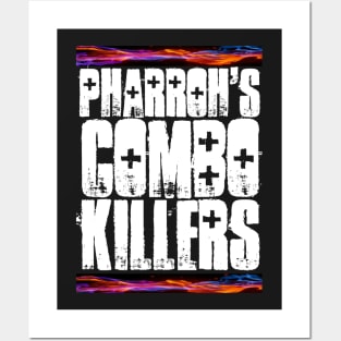 Pharroh's Combo Killers white letters Posters and Art